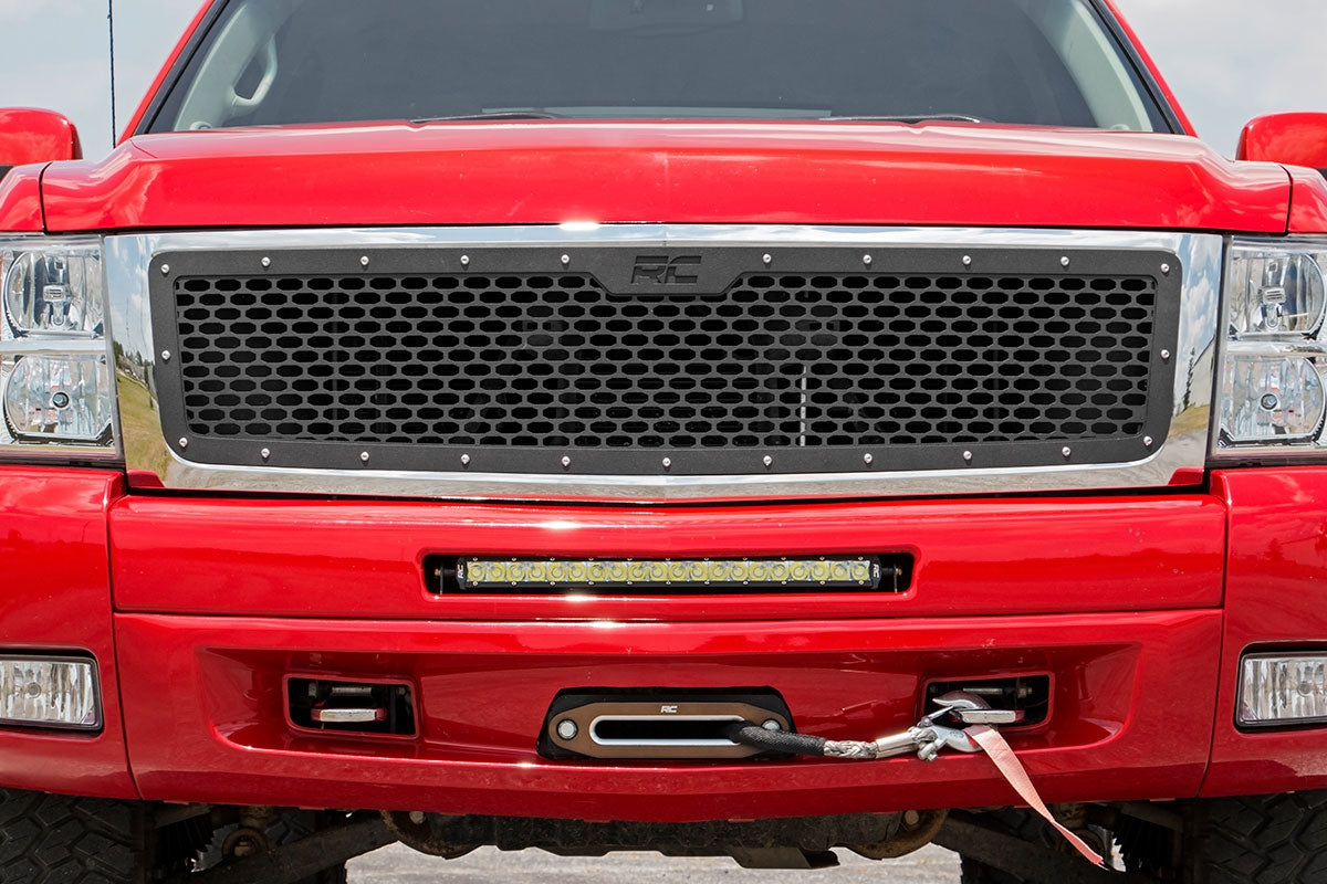 Rough Country Mesh Grille | Chevy Silverado 1500 2WD/4WD (2007-2013)