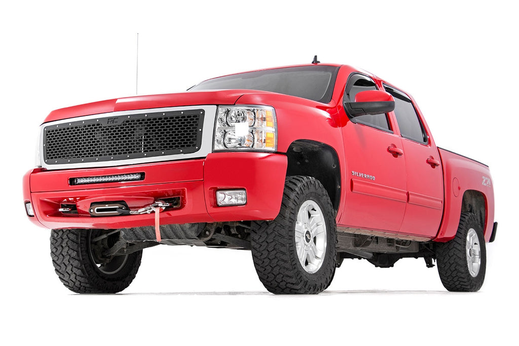 Rough Country Mesh Grille | Chevy Silverado 1500 2WD/4WD (2007-2013)