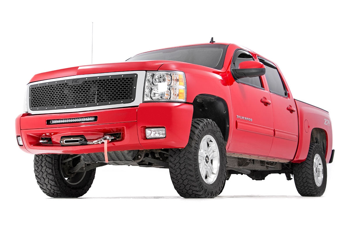 Rough Country Mesh Grille | Chevy Silverado 1500 2WD/4WD (2007-2013)