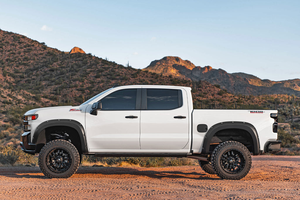 Pocket Fender Flares | G9K Satin Steel | Chevy Silverado 1500 2WD/4WD (22-25)