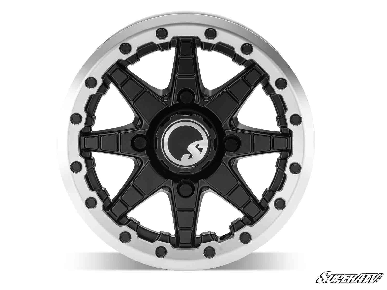 Intimidator Tires 34x10.5x14 on 15" Healy Lock Series Wheels 4/137 Pattern