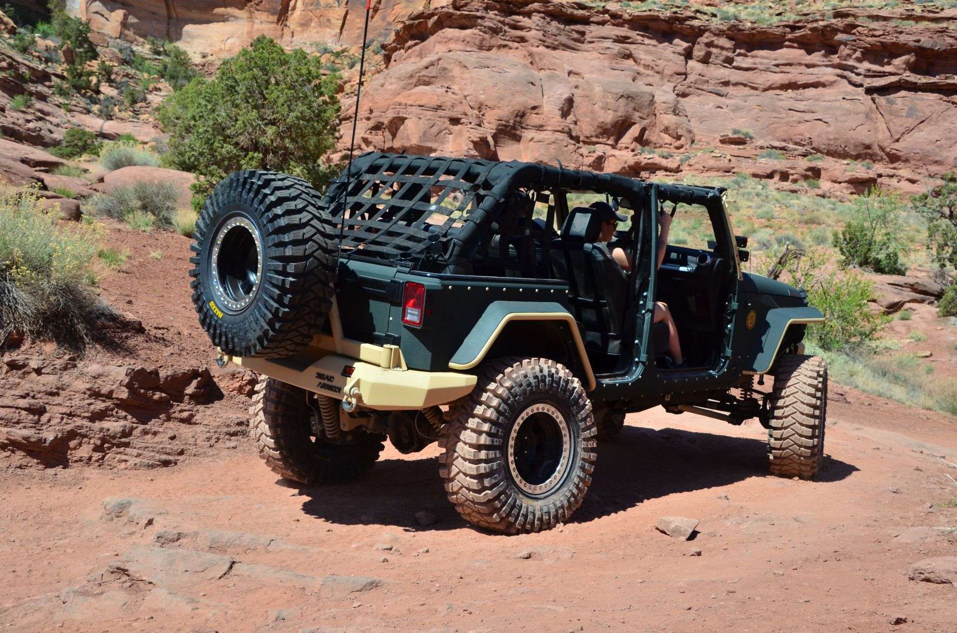2007-2018 Jeep Jk Defender Jk Body Armor Rear W/ Flare 2Dr - Raw Steel