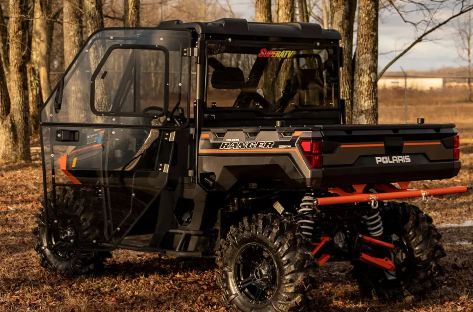 Polaris Ranger 1000 Convertible Cab Enclosure Doors- Scratch Resistant Polycarbonate