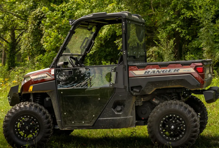 Polaris Ranger 1000 Convertible Cab Enclosure Doors- Scratch Resistant Polycarbonate