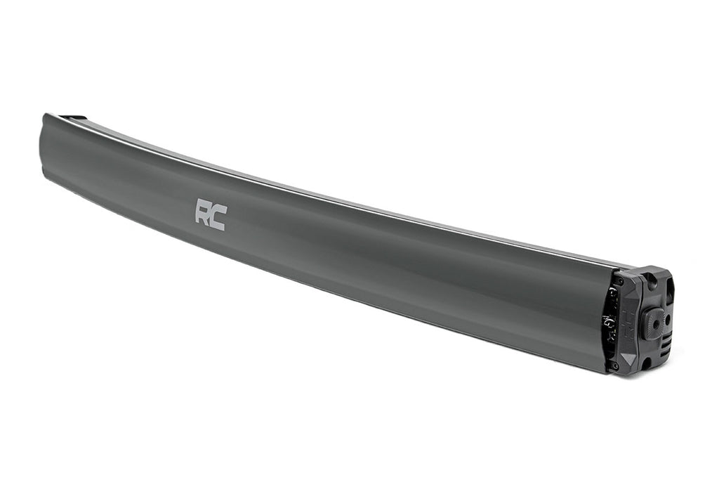 Rough Country Black Series LED | 40 Inch Light| Curved Dual Row | White DRL