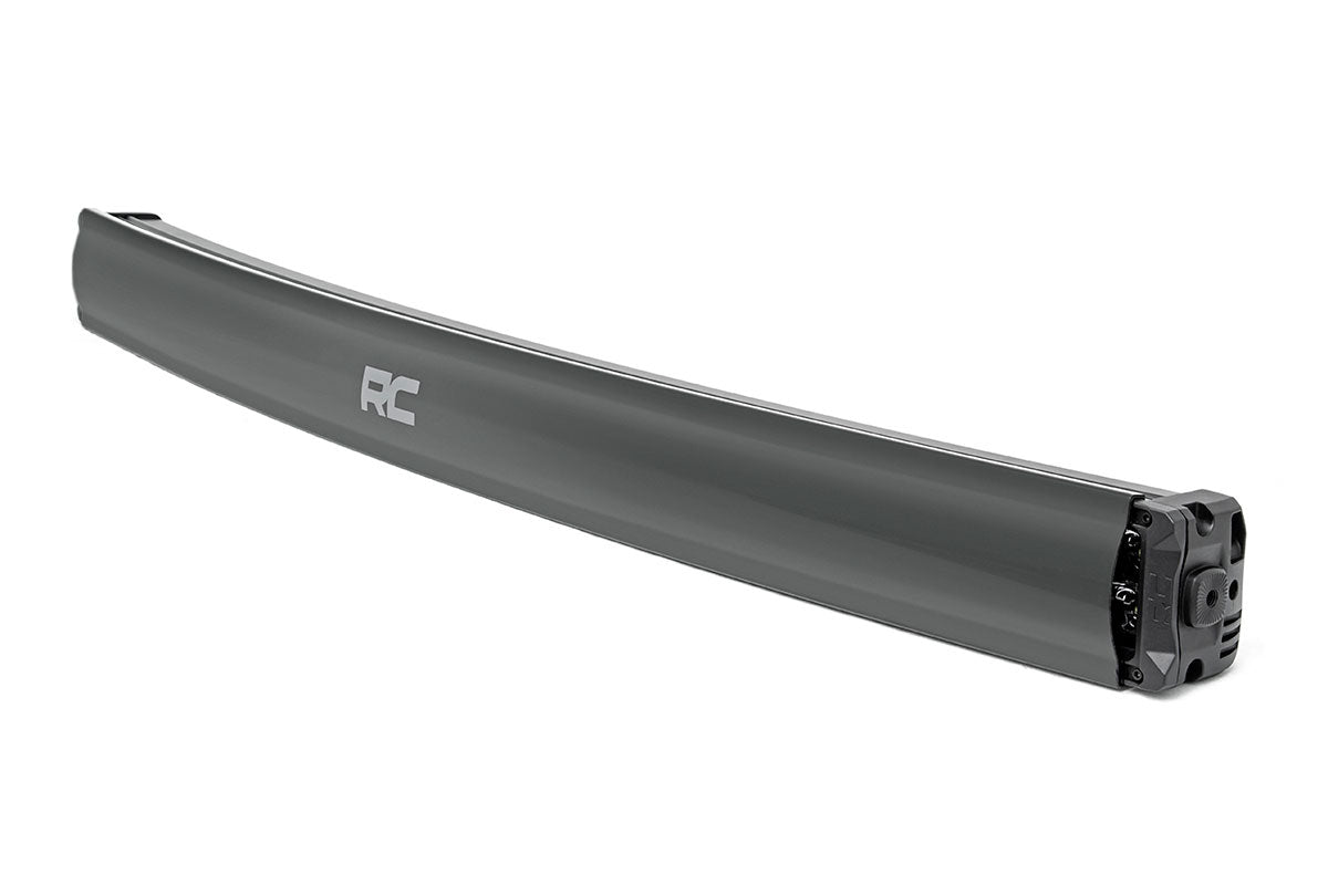 Rough Country Black Series LED | 40 Inch Light| Curved Dual Row | White DRL
