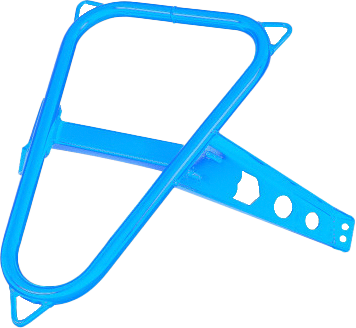 Pro Armor Spare Tire Mount Sky Blue 2014-21 Polaris Rzr Xp 1000/Turbo