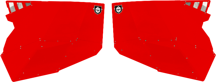Pro Armor Stealth Door Skins Red 2014-21 Polaris Rzr Xp 1000/Turbo