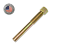 An EZ-GO DRIVE CLUTCH PULLER with partial threading is displayed on a white background. A circular “MADE IN THE USA” badge with an American flag appears in the top left corner.