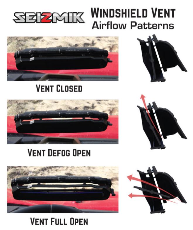 Windshield Versa-Vent (Uncoated Poly) – Polaris General
