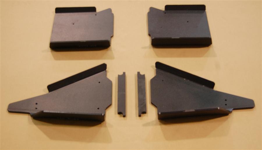 Trail Armor Polaris General 1000 And General 4 1000 Impact A-Arm Guards Front And Rear 2016-2018