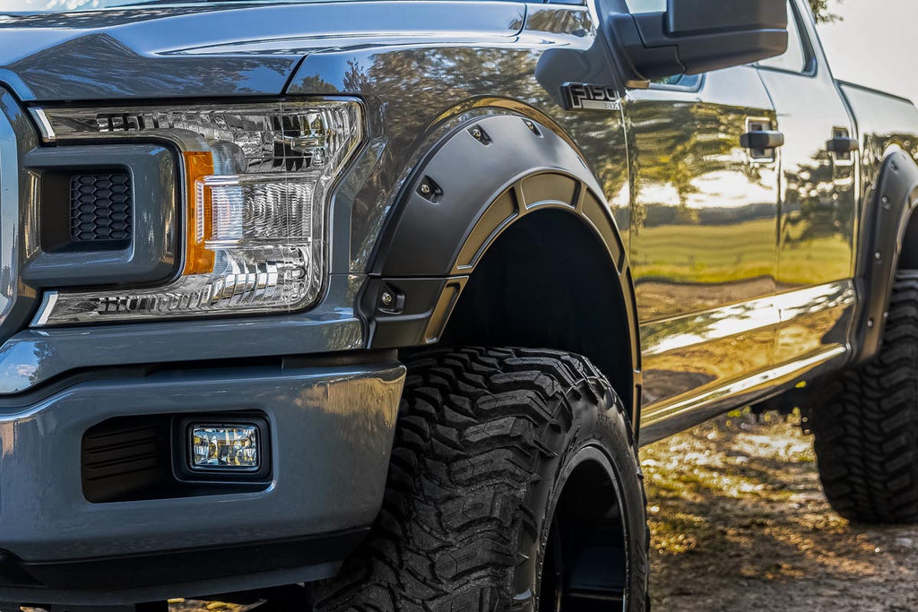 Rough Country Defender Pocket Fender Flares | Ford F-150 2WD/4WD (2015-2020)