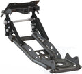 The KFI UTV Plow Lift Kit 6 is a metal assembly base with angled supports, bolts, and brackets. It features a rectangular top plate and a circular bottom opening, designed as a structural component for utility vehicles.