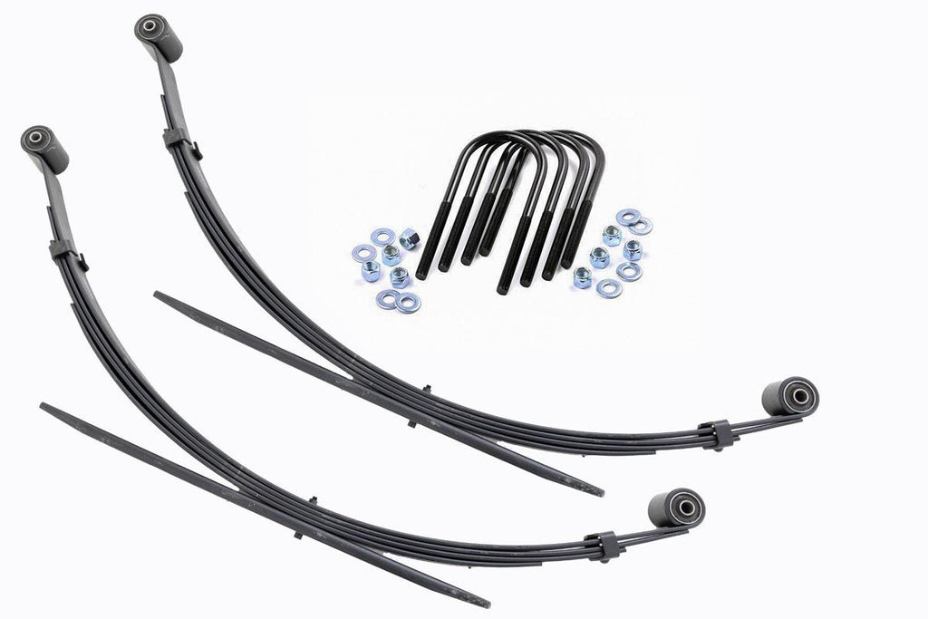 Rear Leaf Springs | 4" Lift | Pair | Ford Super Duty 4WD (99-04)