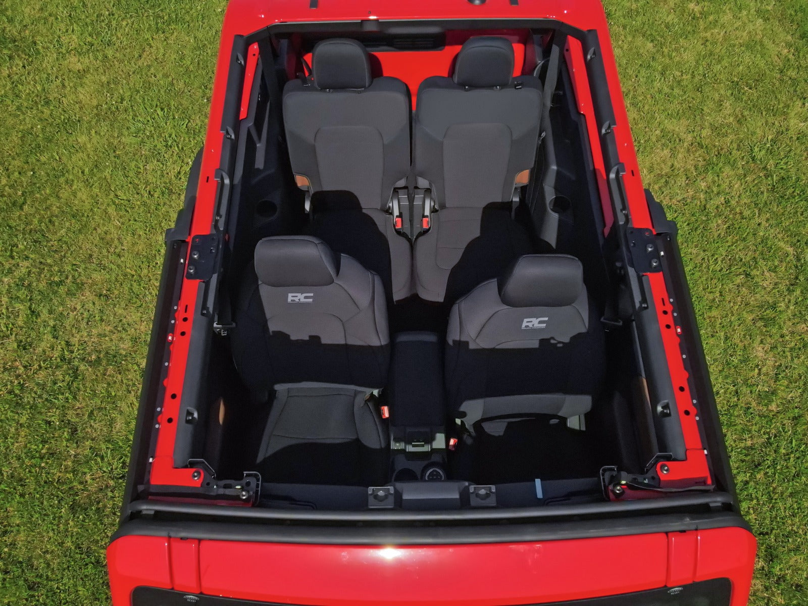 Rough Country Seat Covers | Bucket Seats | FR & RR | Ford Bronco (2 Door) (21-23)