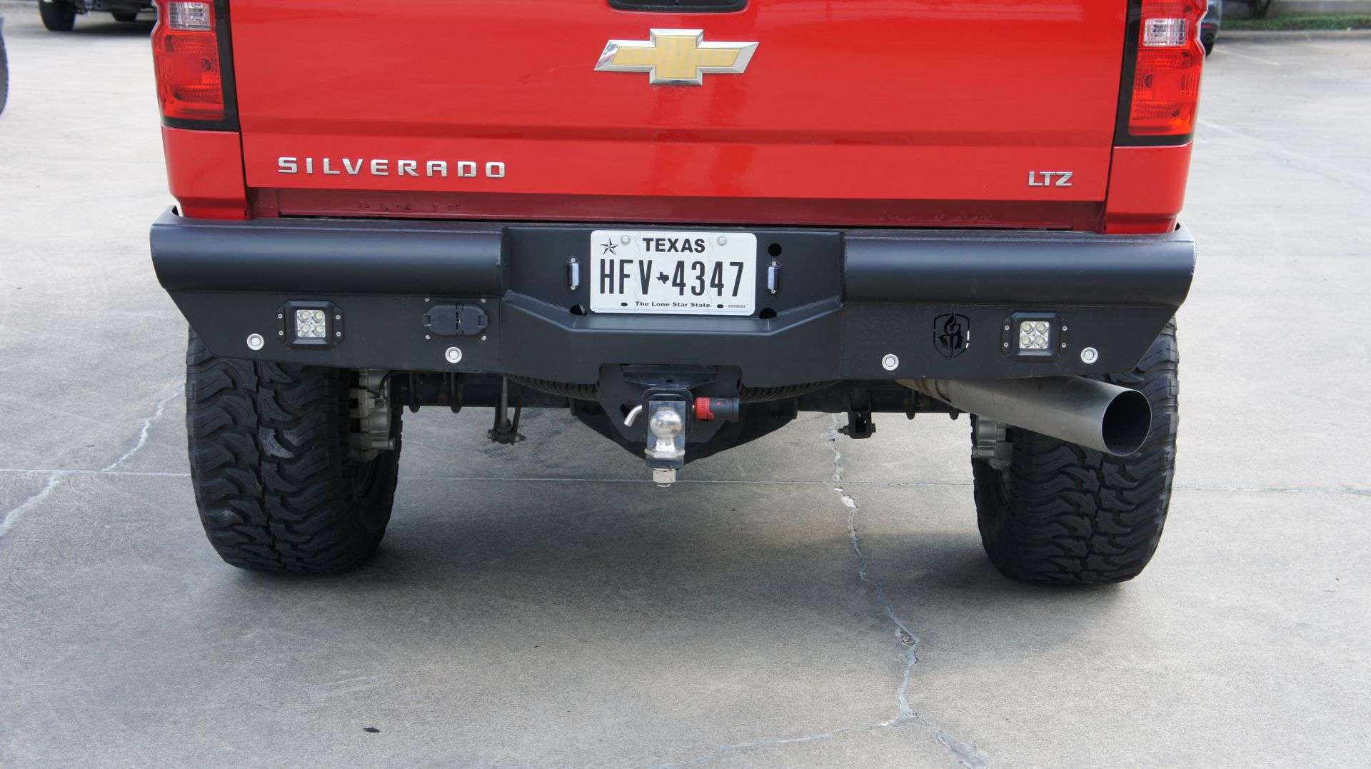2015-2019 Chevy 2500 Vaquero Rear Non-Winch Bumper - Texture Black