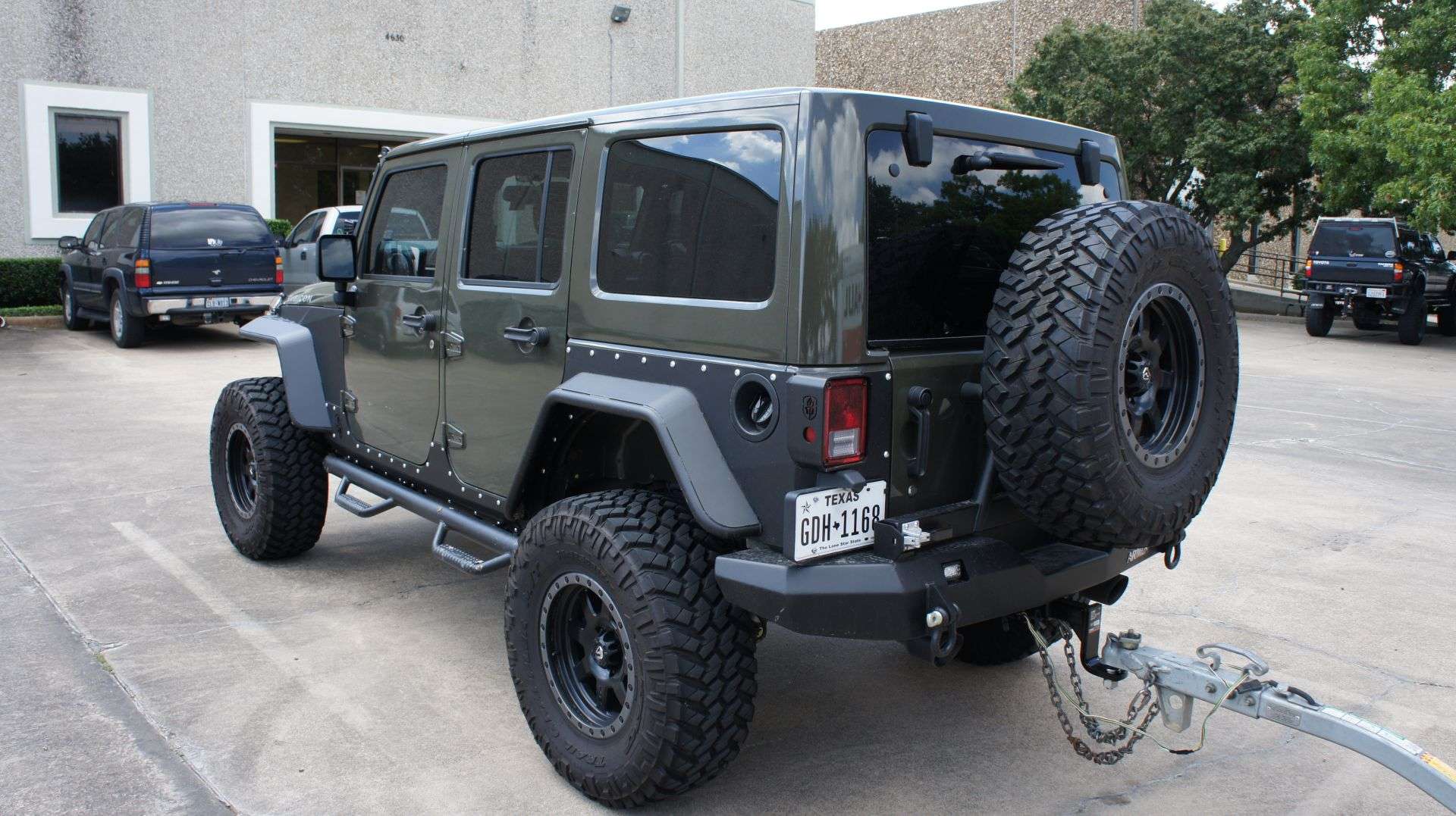 2007-2018 Jeep Jku Defender Jk Body Armor Rear Skin W/ Flare 4Dr - Raw Steel