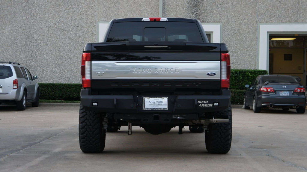 2017+ Ford F-250 Stealth Rear Winch Bumper - Texture Black Warn M8000 Or 9.5Xp