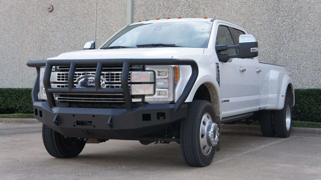 2017+ Ford F-250 Stealth "Wide Fender Flare" Front Winch Bumper Titan Ii Guard Wide Flare - Texture Black Warn 16.5Ti