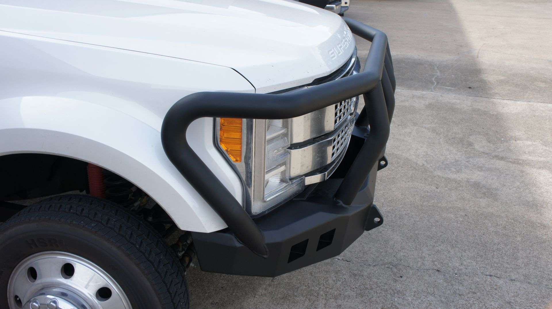 2017+ Ford F-250 Stealth "Wide Fender Flare" Front Winch Bumper Titan Ii Guard Wide Flare - Texture Black Warn 16.5Ti