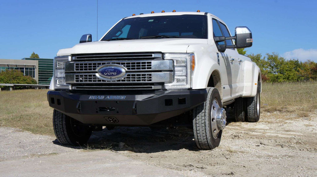 2017+ Ford F-250 Stealth Front Winch Bumper - Texture Black Warn 16.5Ti