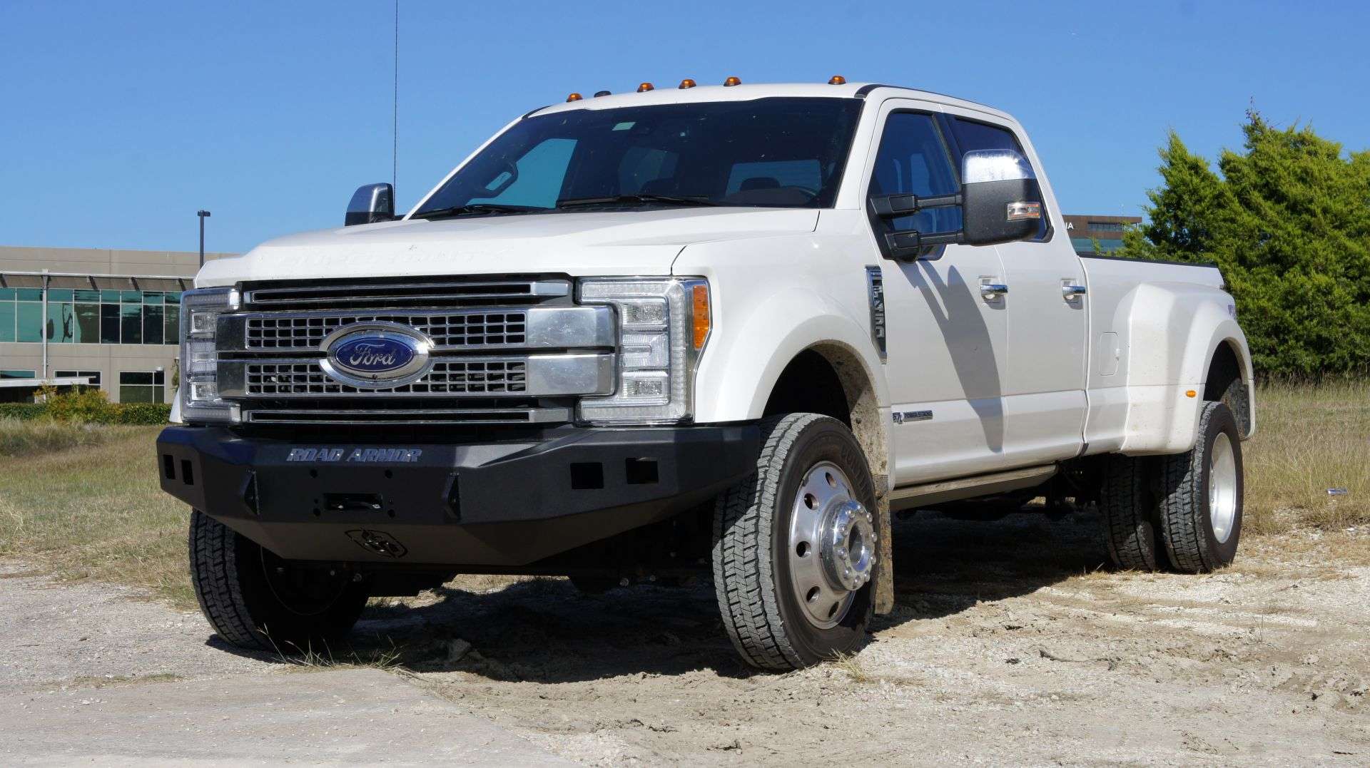 2017+ Ford F-250 Stealth "Wide Fender Flare" Front Winch Bumper - Texture Black Warn 16.5Ti