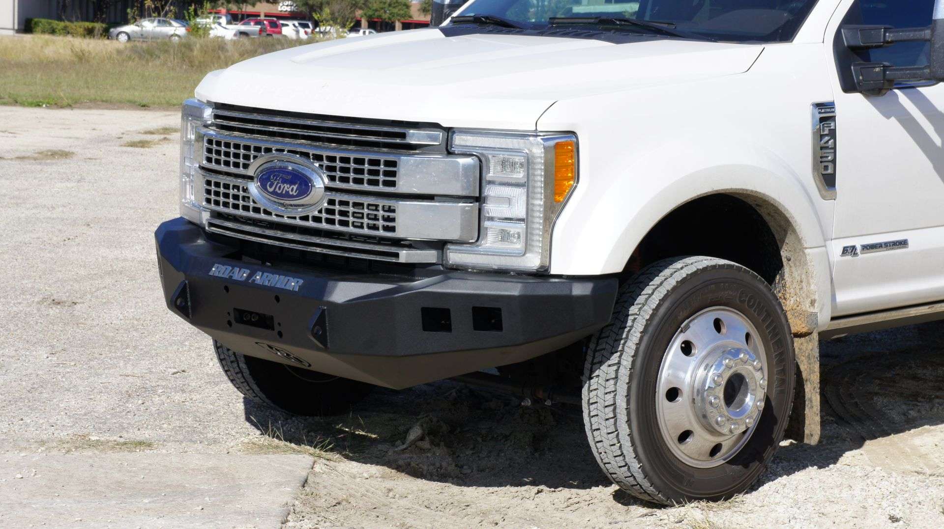 2017+ Ford F-250 Stealth Front Winch Bumper - Texture Black Warn 16.5Ti