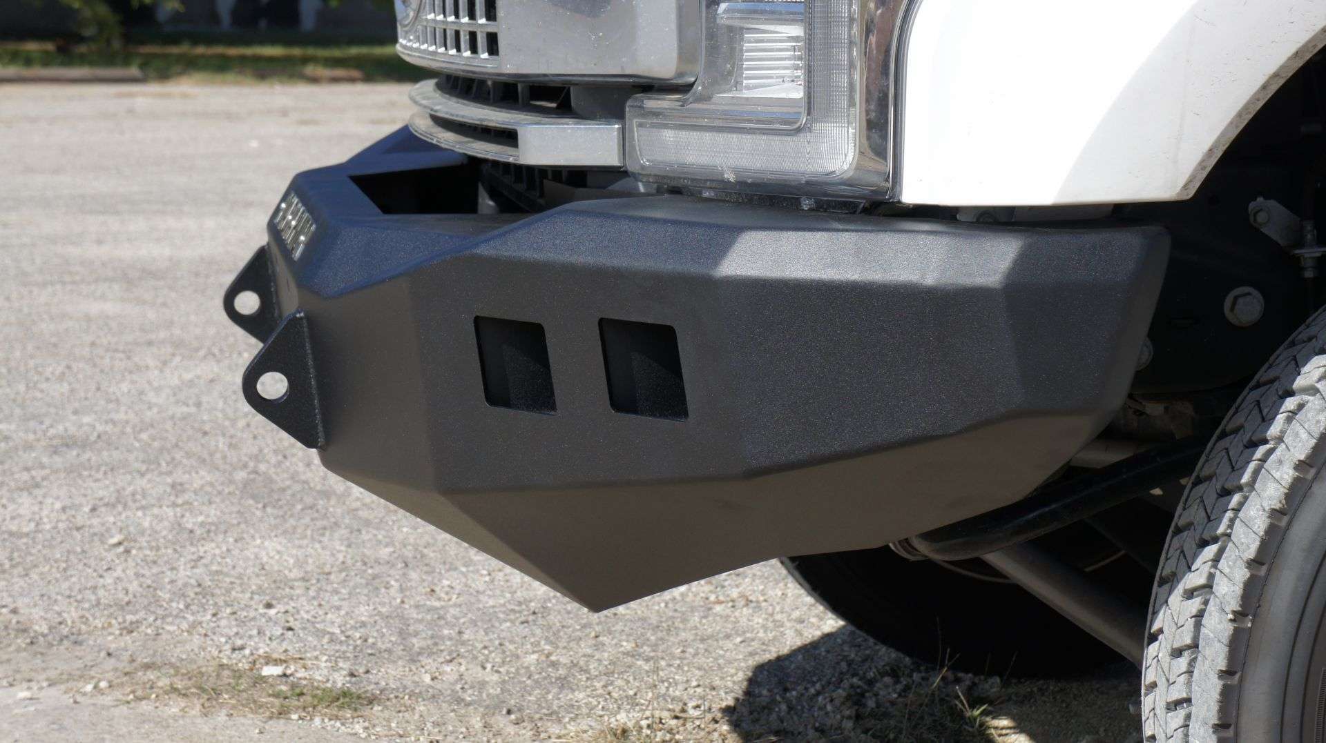 2017+ Ford F-250 Stealth "Wide Fender Flare" Front Winch Bumper - Texture Black Warn 16.5Ti