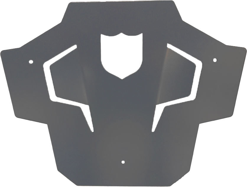 Pro Armor Rear Sport Bumper Skid Plate Titanium Metallic 2020-21 Polaris Rzr Xp