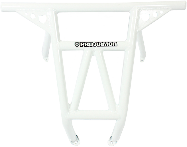 Pro Armor Race Rear Bumper White 2014-18 Polaris Xp/Xp4   1000/Turbo