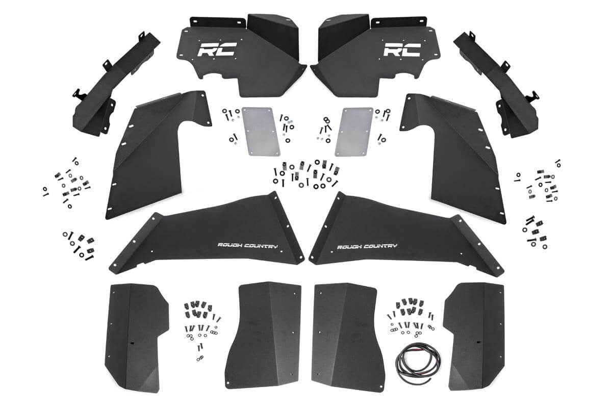 Rough Country Inner Fenders | FR & RR | Vertex | Jeep Wrangler JK  (2007-2018)