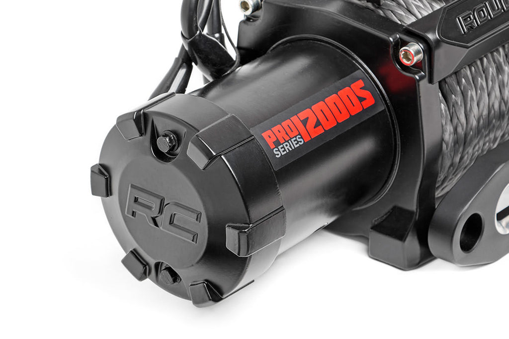 Rough Country 9500-Lb Pro Series Winch | Synthetic Rope
