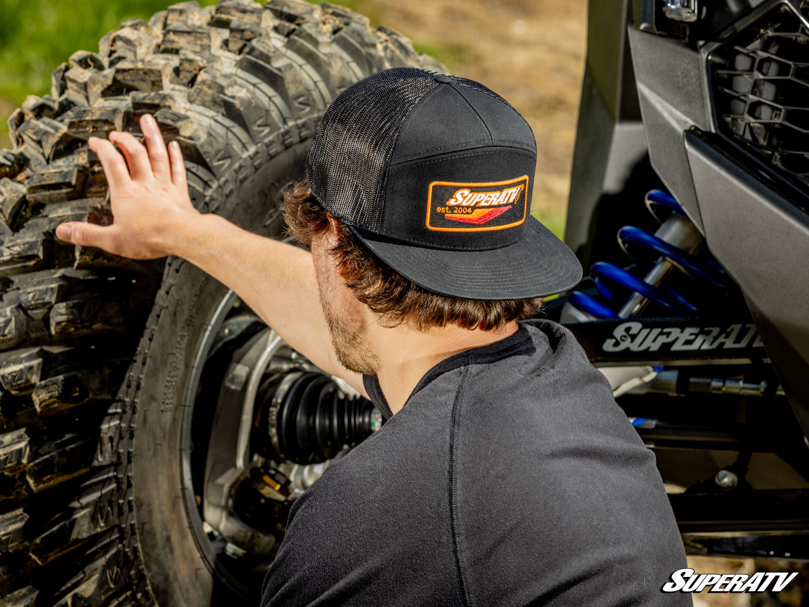Est. 2004 SuperATV 7 Panel Trucker Hat - Offroad Armor