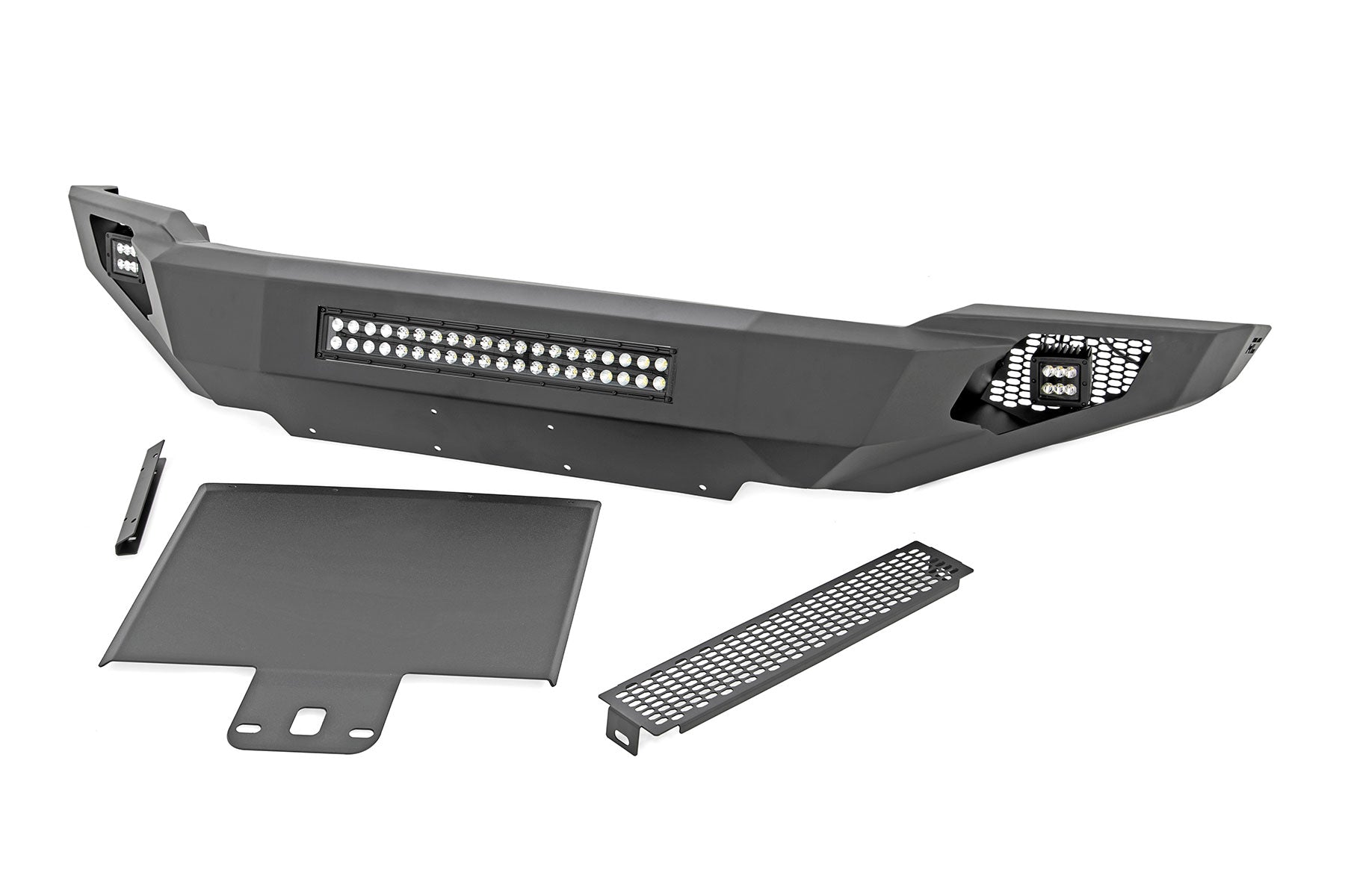 Rough Country Front Bumper | High Clearance | Skid Plate | Ford F-150 (18-20)