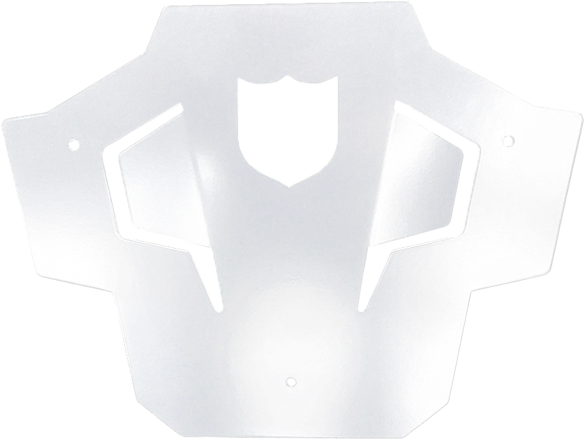 Pro Armor Rear Sport Bumper Skid Plate White 2020-21 Polaris Rzr Xp
