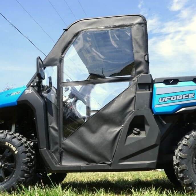 Cf Moto Uforce 1000 Soft Doors, Rear Window And Top Combo For An Existing Windshield