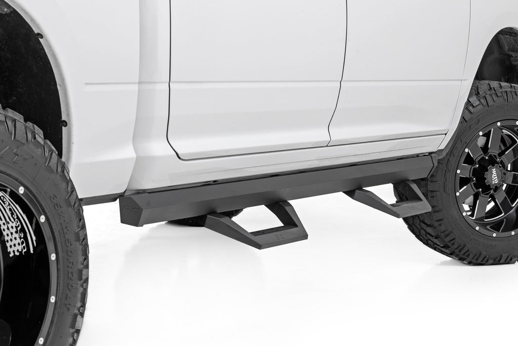 Rough Country SRX2 Adj Aluminum Step | Crew Cab | Ram 1500 (09-18)/2500 (10-18)