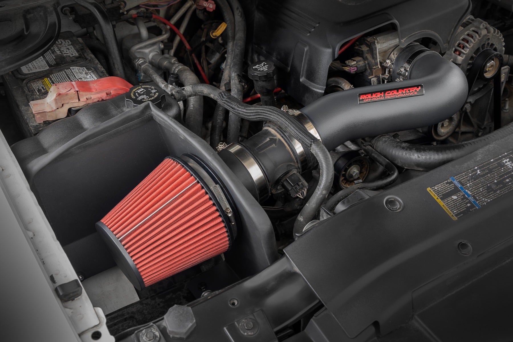 Rough Country 4.8L/5.3L/6.0L Cold Air Intake Kit | Chevy Silverado 1500 (2007-2008)