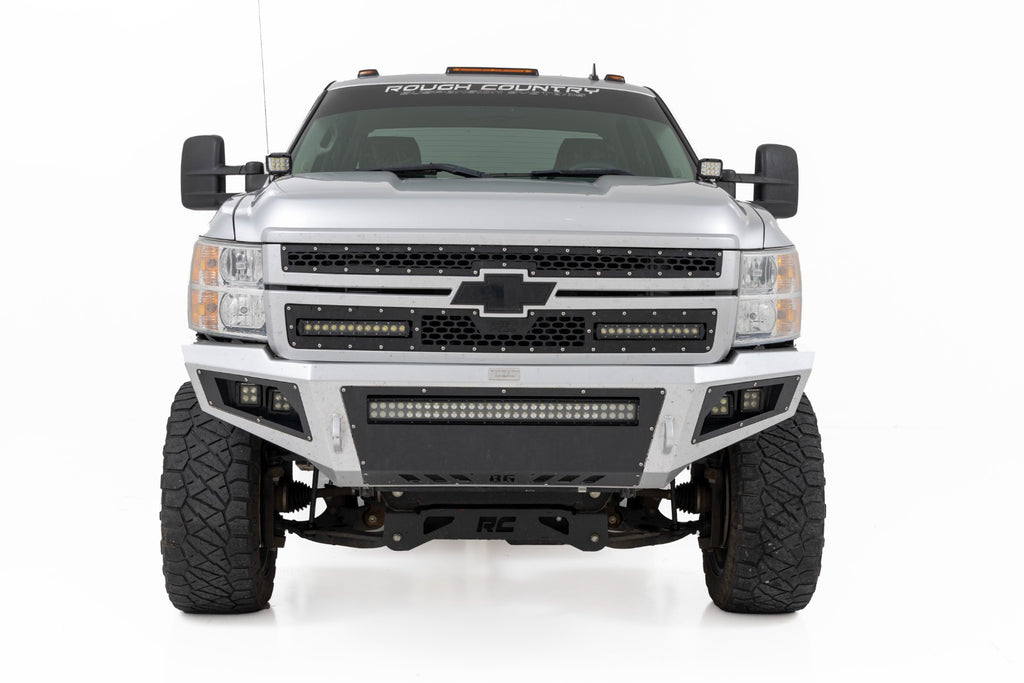 Rough Country LED Light | Ditch Mount |  3" OSRAM | Wide | Chevy 1500 & Chevy/GMC 2500HD/3500HD (07-14)