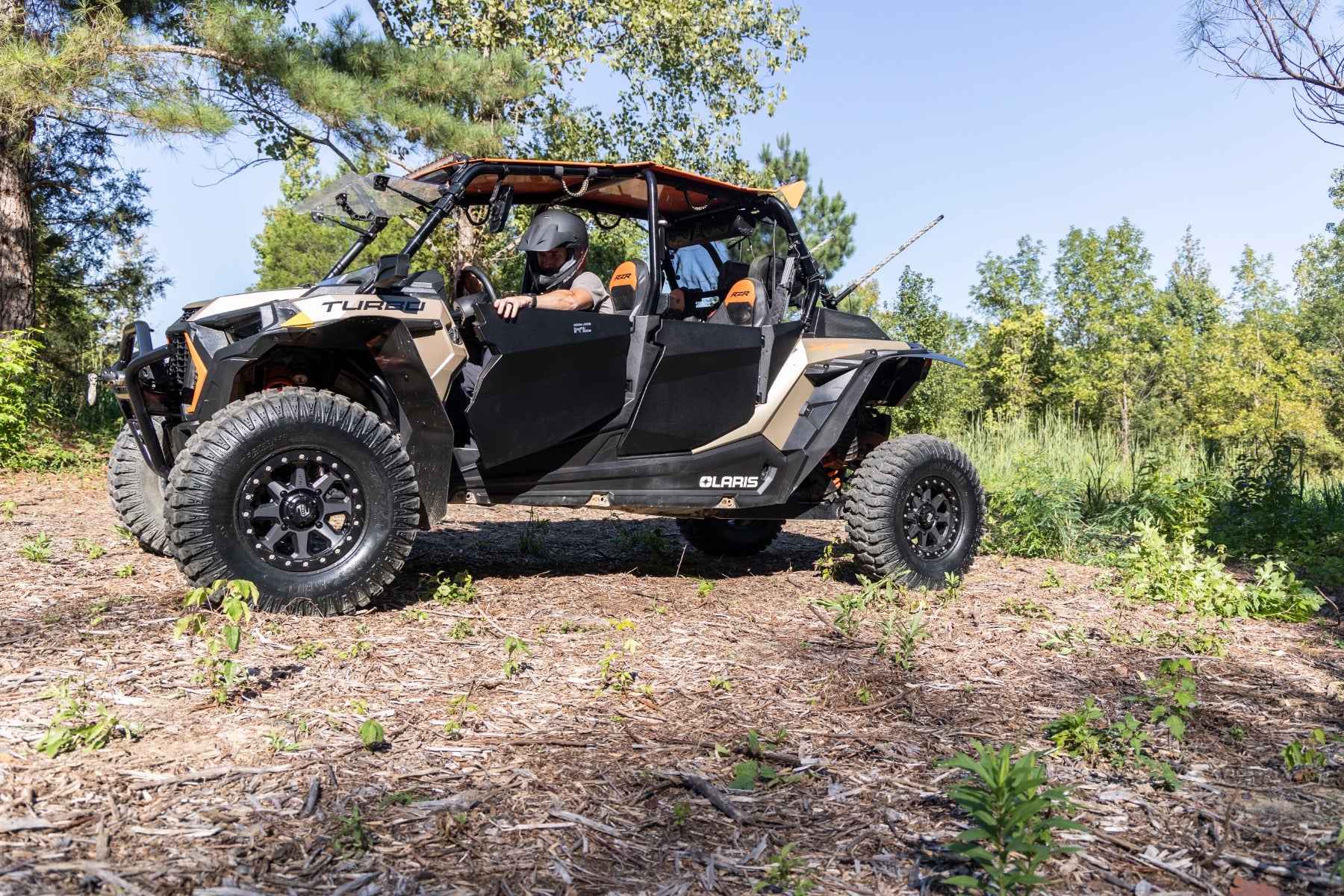 Rough Country Aluminum Lower Half Doors | Rear | Polaris RZR XP 4 1000 (2014-2021)
