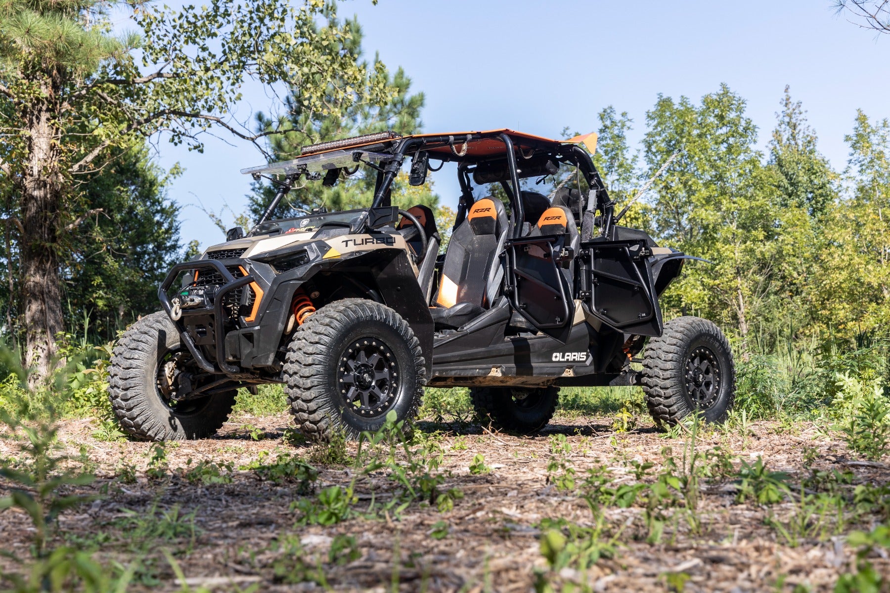 Rough Country Aluminum Lower Half Doors | Rear | Polaris RZR XP 4 1000 (2014-2021)