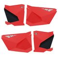 Pro Armor Traditional Half Doors Red 2020-21 Polaris Rzr Pro Xp4