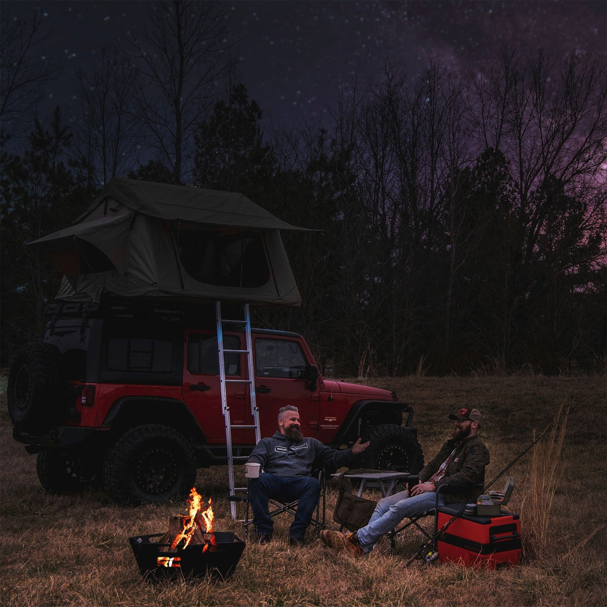 Rough Country Overland Collapsible Fire Pit w/Carry Bag