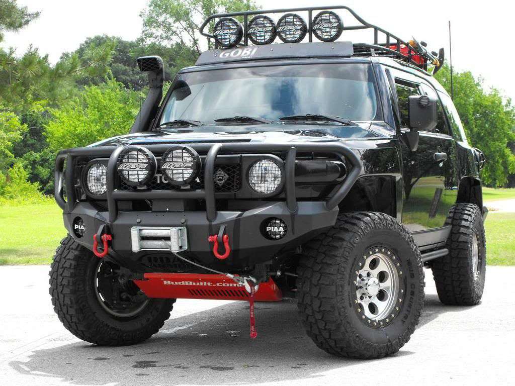 2006-2014 Toyota Fj Cruiser Stealth Front Winch Bumper Titan Ii Guard - Texture Black Warn M8000 Or 9.5Xp