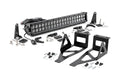 Rough Country LED Light | Bumper Mount | 2" Black Dual Row | Ford Super Duty (05-07)
