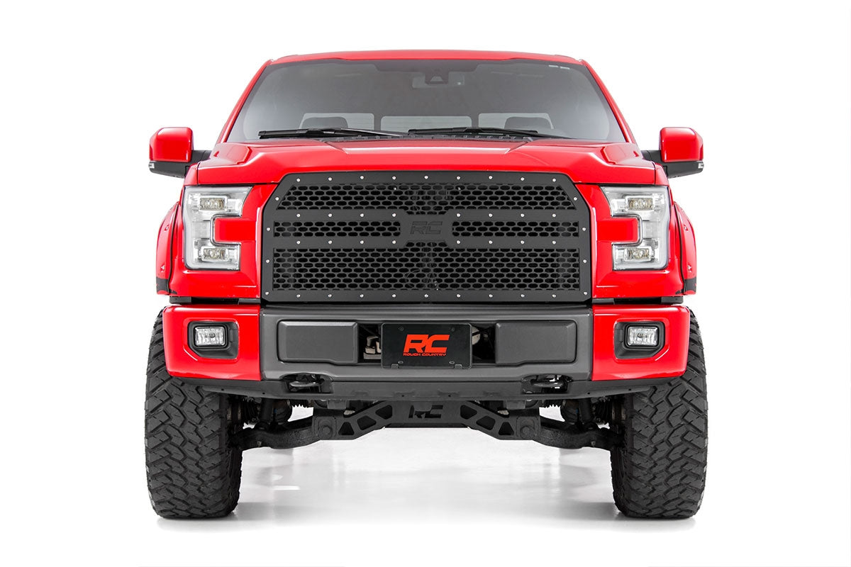 Rough Country Mesh Grille | Ford F-150 2WD/4WD (2015-2017)