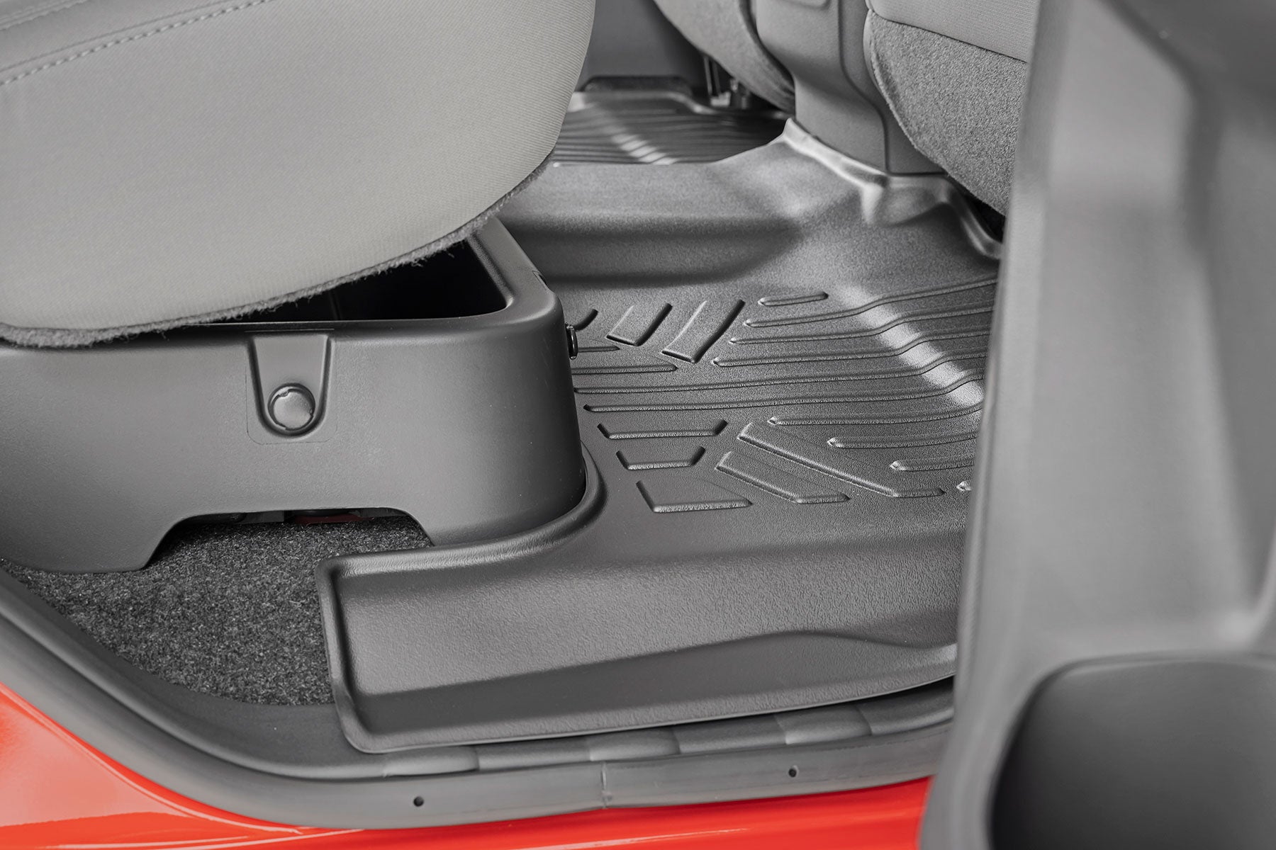 Rough Country Floor Mats | FR & RR | Crew Cab | Nissan Frontier 2WD/4WD (08-21)