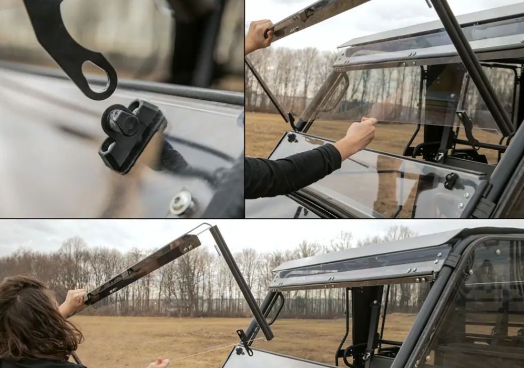 Kawasaki Mule Pro Fxt 3-In-1 Windshield