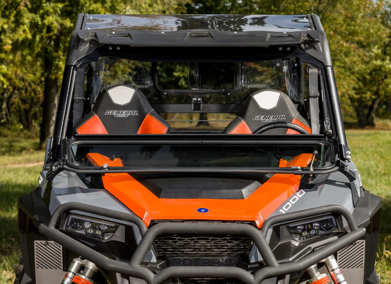 Polaris General Flip Down Glass Windshield