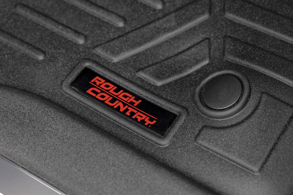 Rough Country Floor Mats | FR & RR | FR/RR Bucket | Chevy/GMC Tahoe/Yukon (21-23)